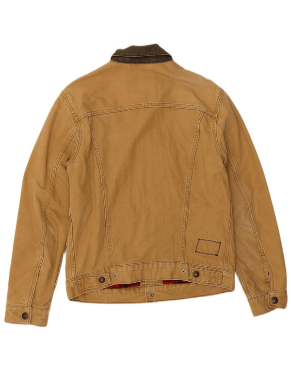 Ανδρικό μπουφάν Levi's Bomber UK 36 Small Beige Colourblock Cotton