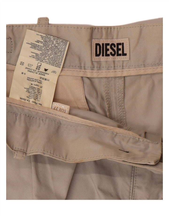 Γυναικείο σορτς Chino DIESEL W27 Μικρό Γκρι Βαμβακερό
