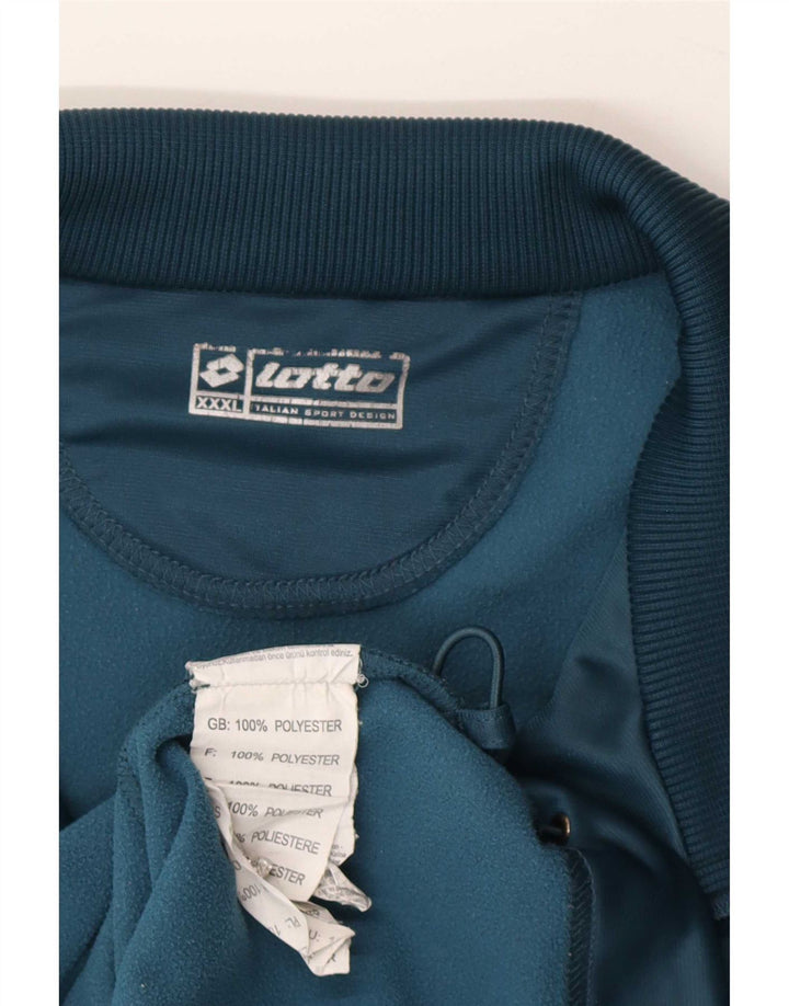 Lotto ανδρική φόρμα Top Jacket 3XL Blue Colorblock Polyester