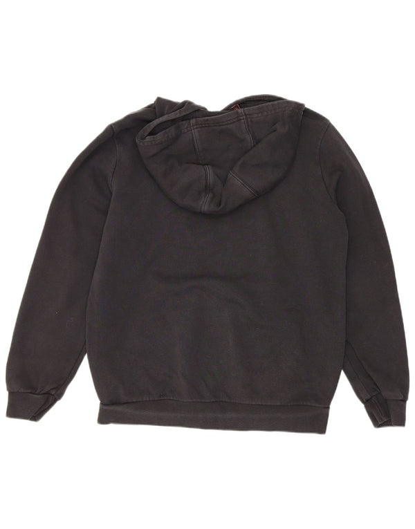 Adidas Boys Graphic Hoodie Jumper 11-12 ετών Μαύρο βαμβακερό