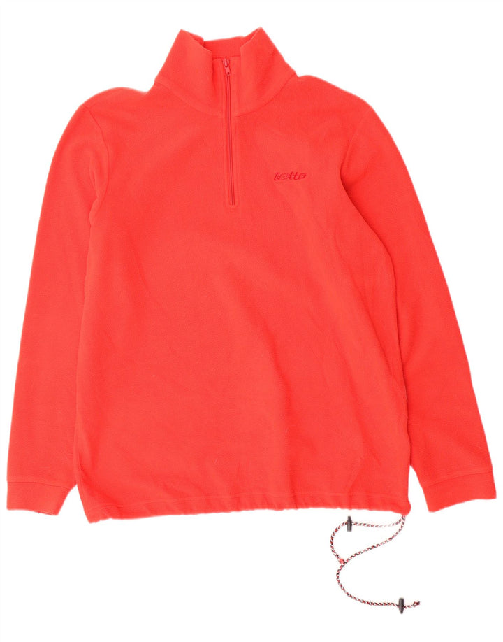 LOTTO Ανδρικό φερμουάρ Fleece Jumper Μεσαίο Κόκκινο