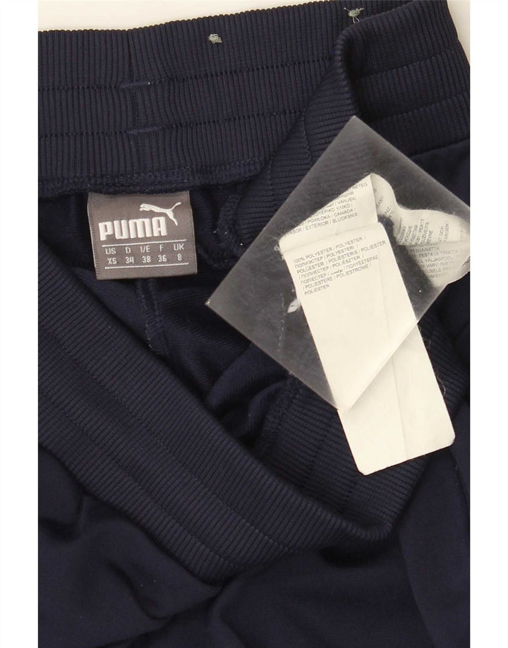 Puma Γυναικεία αθλητική φόρμα Παντελόνι Joggers UK 8 Small Navy Blue Polyester