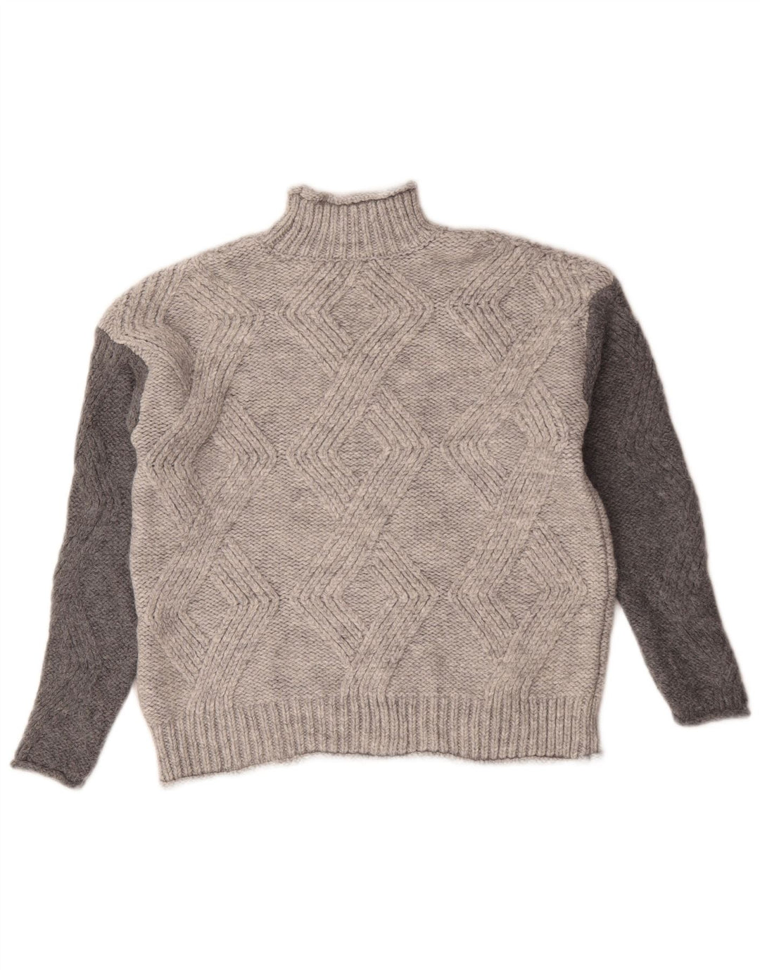 Marks & Spencer Γυναικείο πουλόβερ με λαιμό χελώνα UK 10 Small Grey
