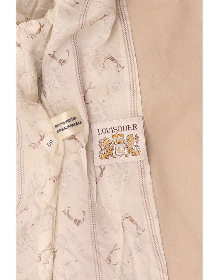 Γυναικείο κοντό πανωφόρι Louisoder EU 50 3XL Beige Polyester