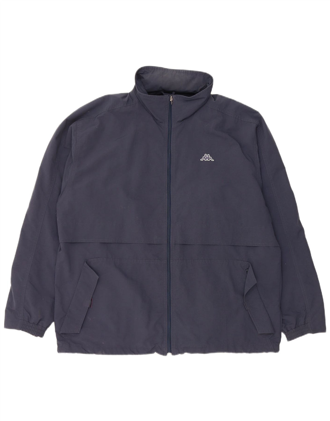 KAPPA Ανδρικό μπουφάν βροχής με κουκούλα UK 42 XL Navy Blue Polyamide