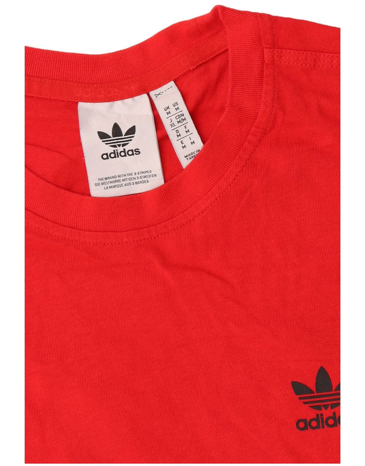 Ανδρικό γραφικό T-Shirt Adidas Top Medium Red
