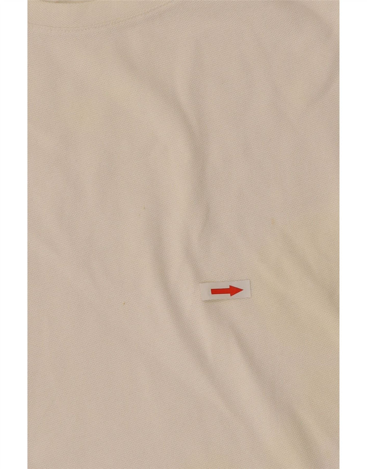 Γυναικείο T-Shirt Lacoste Top Size 42 Μεγάλο λευκό βαμβακερό