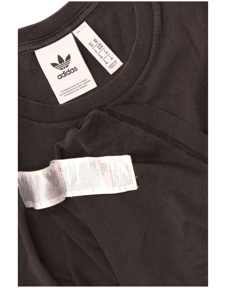 Ανδρικό T-Shirt ADIDAS Top Μεσαίο μαύρο βαμβακερό