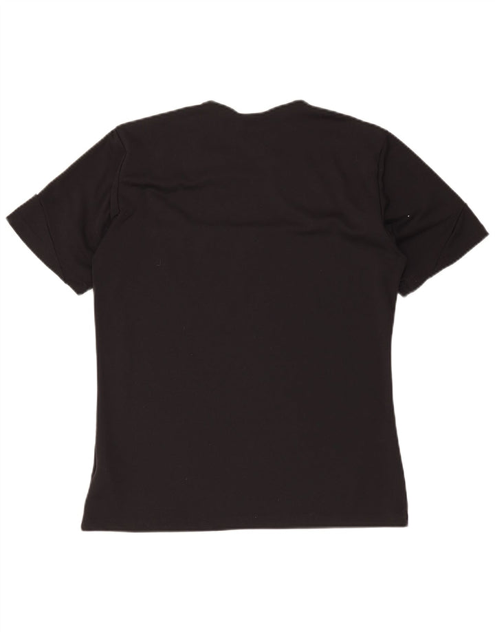Ανδρικό T-Shirt Climalite ADIDAS Top Small Black Colourblock Polyester