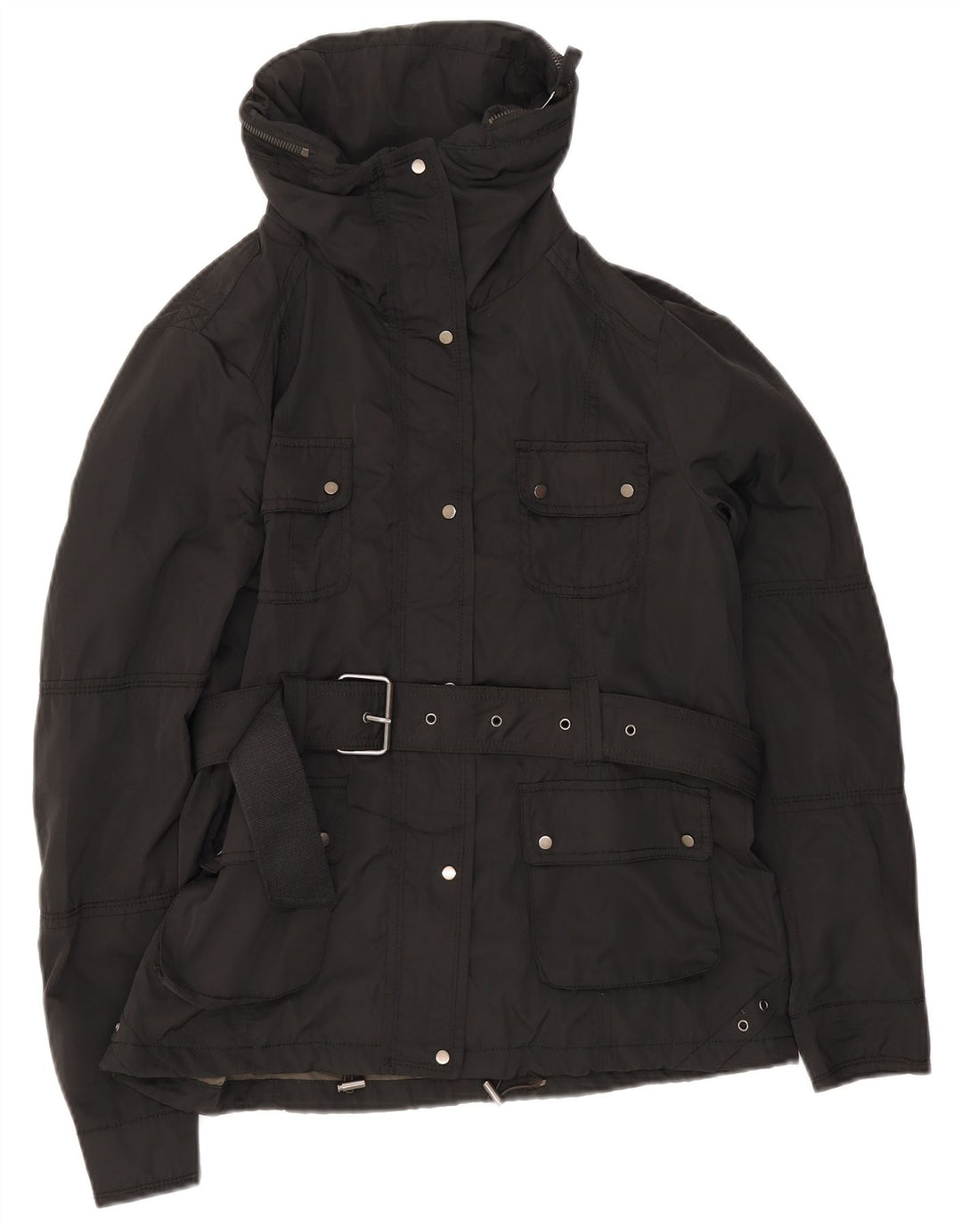 Vintage γυναικείο τζάκετ Utility UK 12 Medium Black