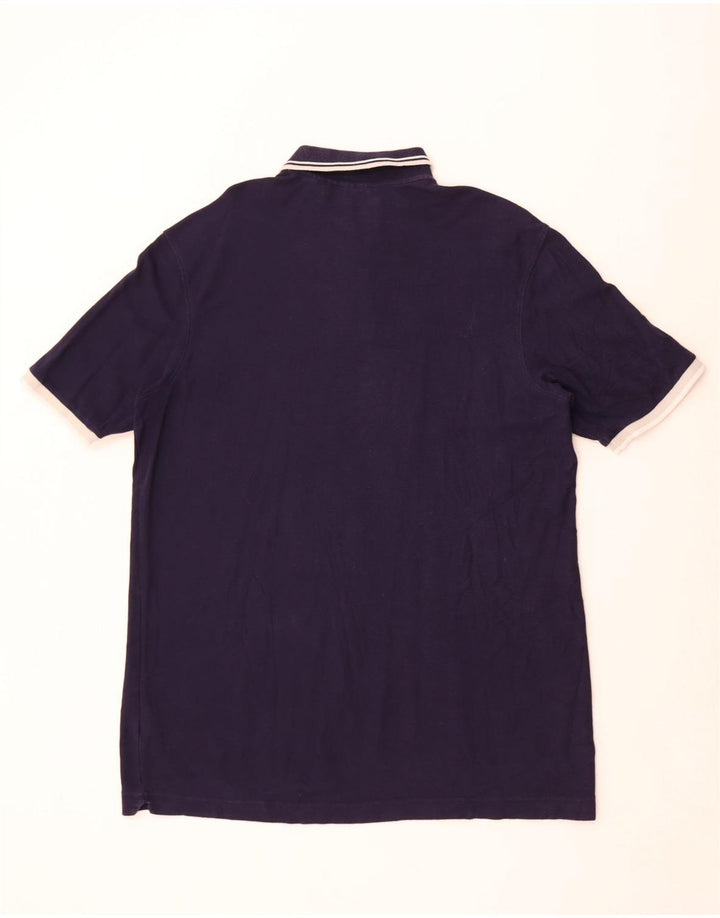 Ανδρικό πουκάμισο πόλο Fila XL Navy Blue βαμβακερό