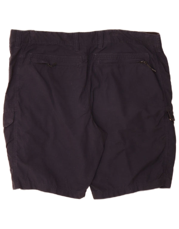 Ανδρικό σορτς Cargo Marks & Spencer 2XL W42 Navy Blue Cotton