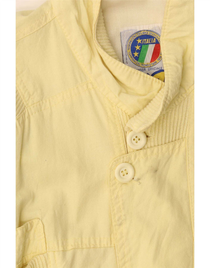 POP 84 Ανδρικό Bomber Jacket UK 40 Large Yellow Cotton