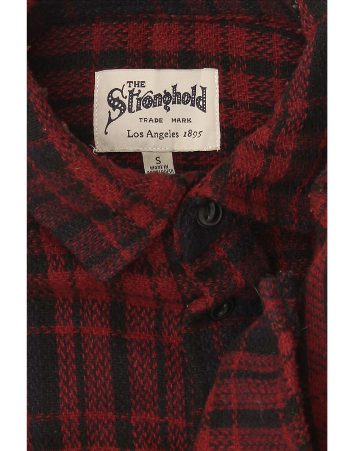 Ανδρικό φανελένιο πουκάμισο Stronghold Small Red Check