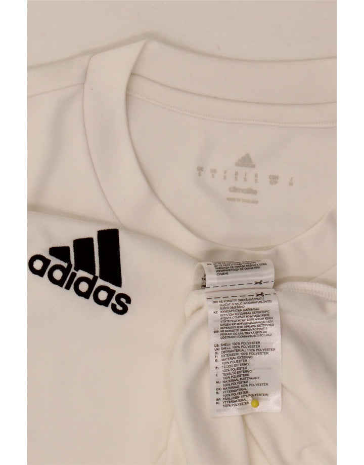 Adidas Ανδρικό T-Shirt Climalite Top Small White Polyester