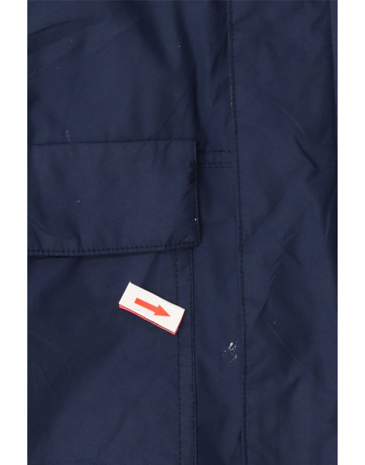 Columbia Ανδρικό μπουφάν βροχής με κουκούλα UK 38 Medium Navy Blue Nylon