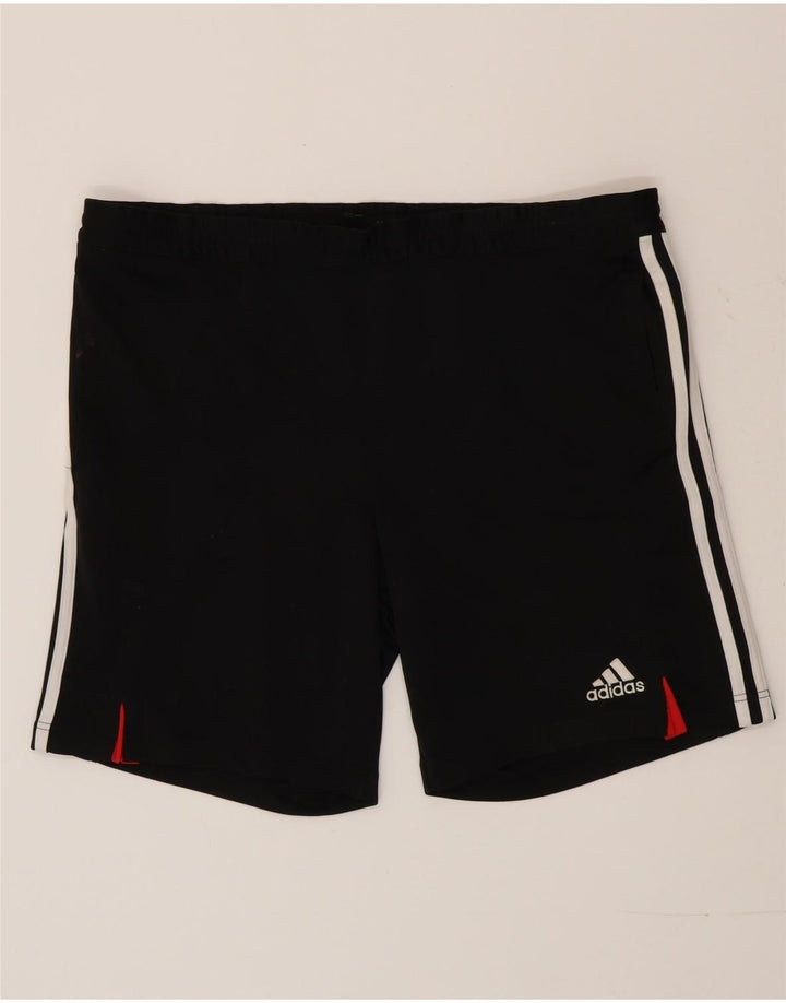 Ανδρικό αθλητικό σορτς Adidas μεγάλο μαύρο πολυεστέρα