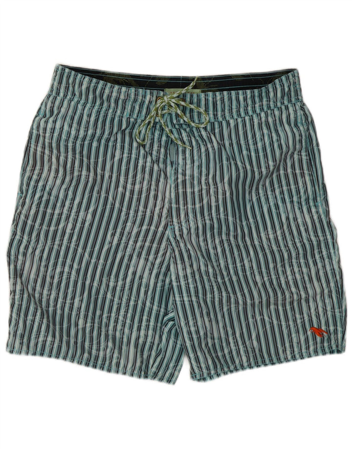 Ανδρικό σορτς κολύμβησης Ted Baker Small Blue Pinstripe Polyester μεγέθους 2