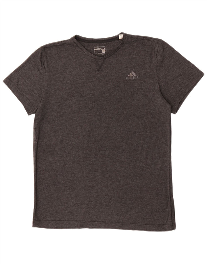 Ανδρικό T-Shirt Climalite Adidas Top Large Grey Polyester