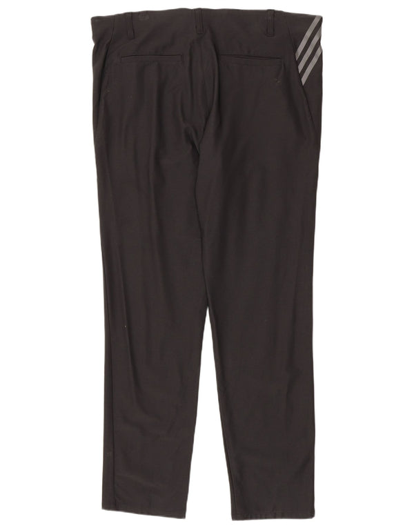 Ανδρικό παντελόνι Chino Adidas Slim W36 L32 Μαύρο νάιλον