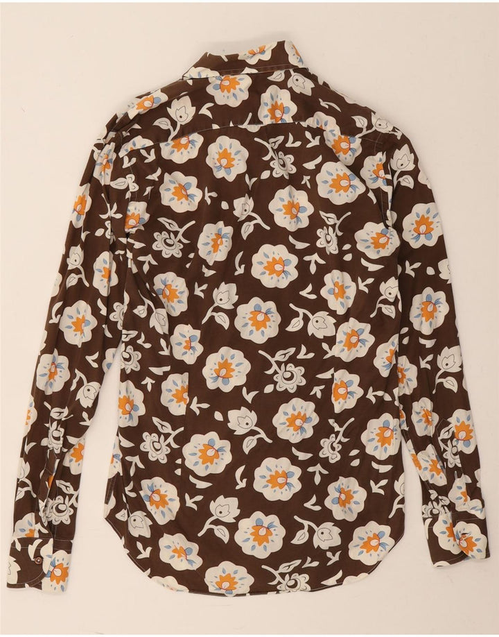 Bellini Ανδρικό πουκάμισο Suze 39 15 1/2 Μεσαίο Καφέ Floral