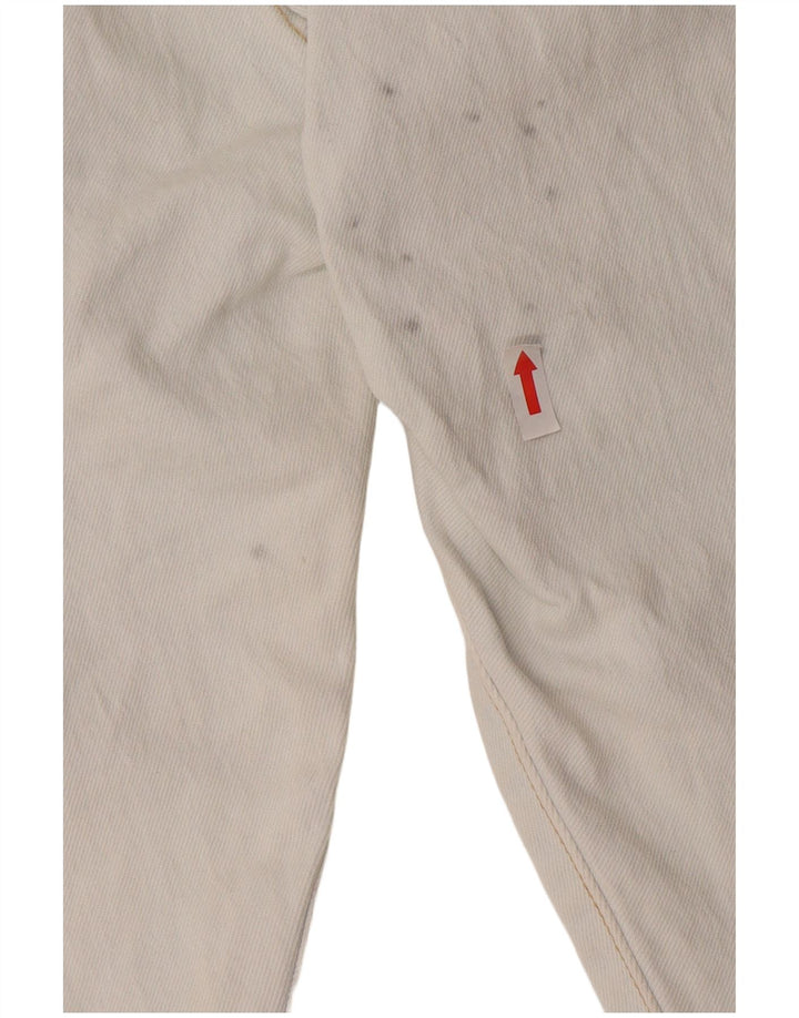 Levi's Womens 501 Slim Jeans W27 L28 Λευκό βαμβακερό