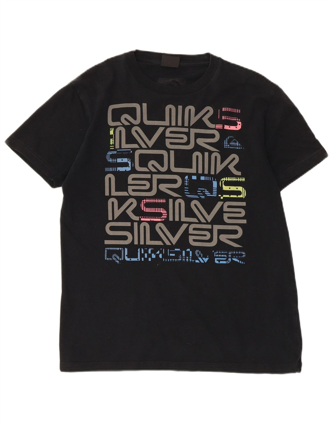 Ανδρικό γραφικό μπλουζάκι Quiksilver Top Small Black