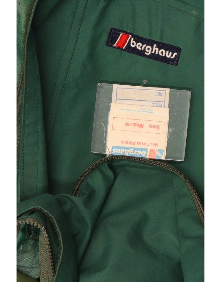 Ανδρικό αδιάβροχο Berghaus με κουκούλα UK 38 Medium Green Nylon