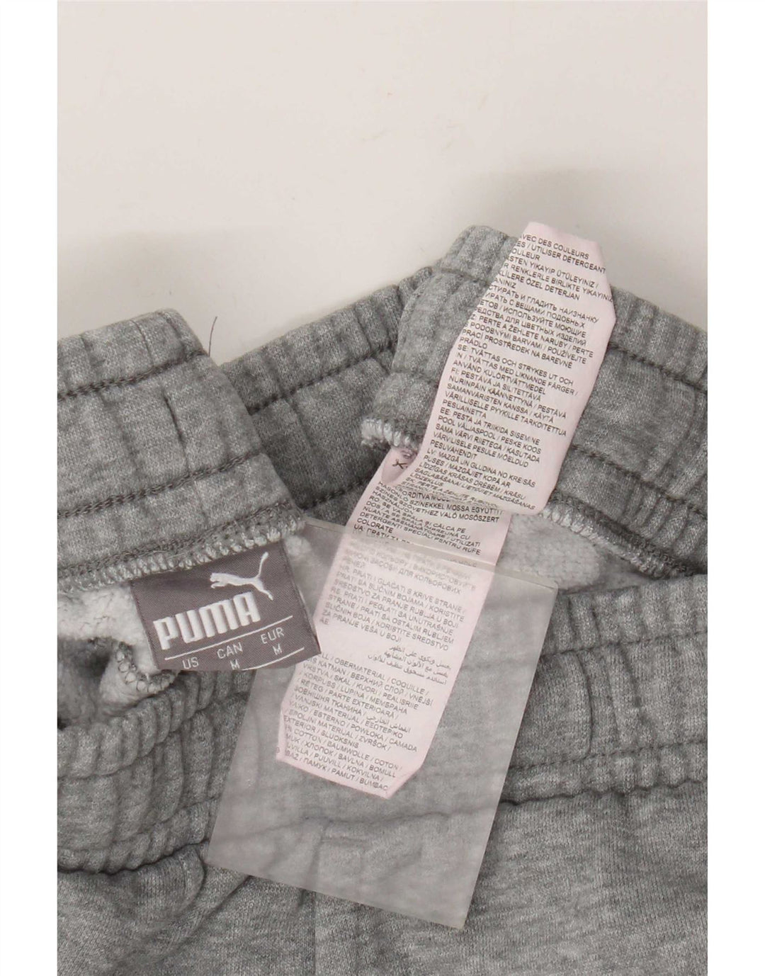 Ανδρική φόρμα Puma Παντελόνι Joggers Βαμβακερό μεσαίο γκρι