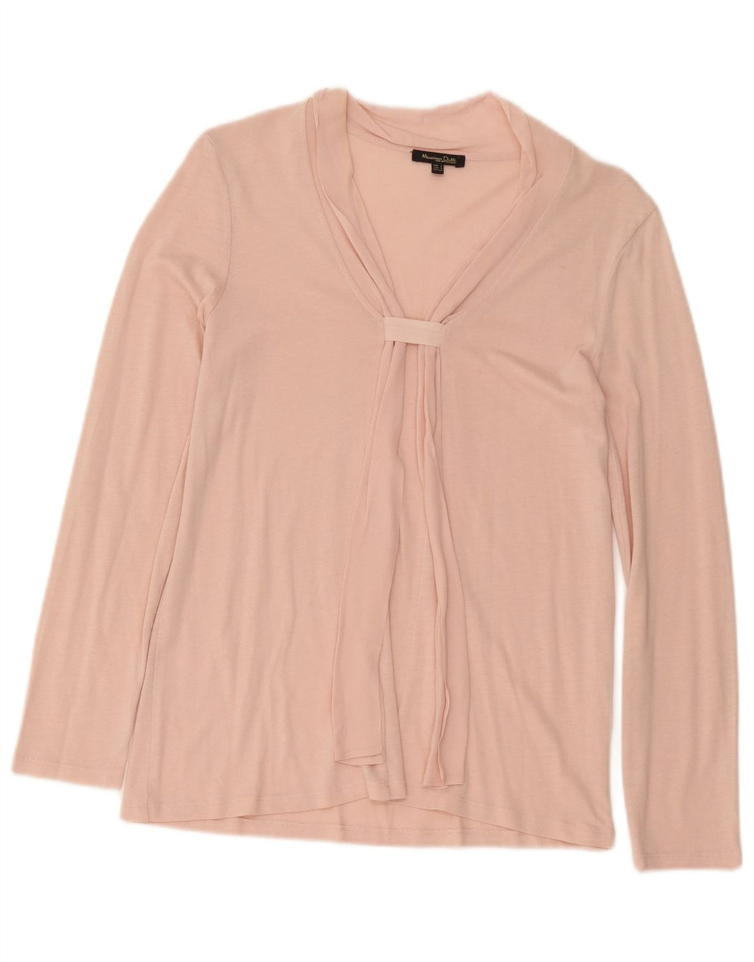 Massimo Dutti Γυναικεία μακρυμάνικη μπλούζα τοπ UK 10 Small Pink