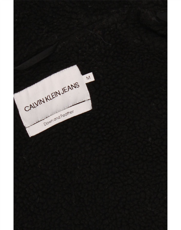 Calvin Klein Ανδρικό μπουφάν με κουκούλα UK 38 Μεσαίο Μαύρο Πολυεστέρας