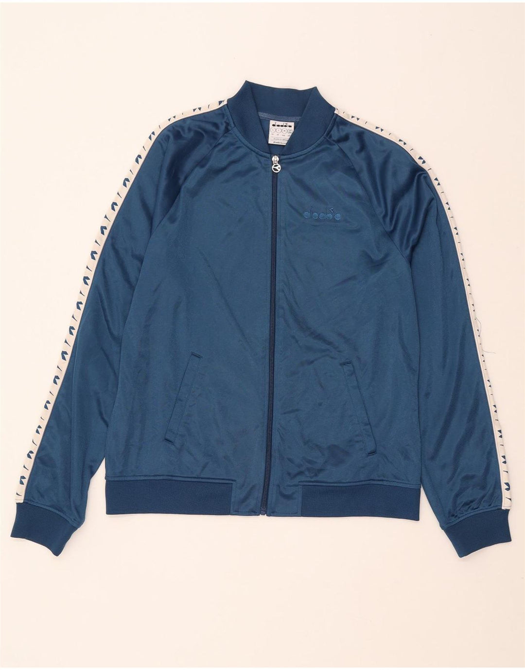 Γυναικεία αθλητική φόρμα DIADORA Top Jacket UK 16 Large Navy Blue Colourblock