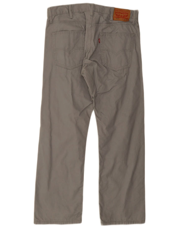 Levi's Mens 514 Straight Casual Παντελόνι W38 L30 Γκρι βαμβακερό