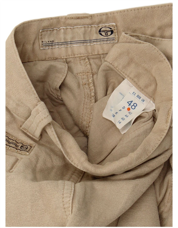 SERGIO TACCHINI Ανδρικό ίσιο παντελόνι Cargo IT 48 Medium W32 L32 Beige