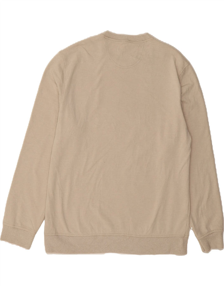 IZOD Mens Sweatshirt Jumper Large Beige Polyester Vintage Izod and Second-Hand Izod from Messina Hembry 