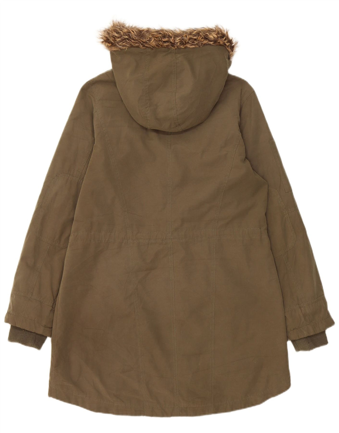 Γυναικείο Oasis Hooded Parka Jacket UK 10 Small Khaki Polyester