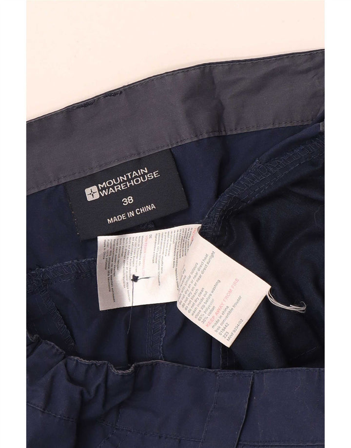 Ανδρικό σορτς φορτίου Mountain Warehouse XL W38 Navy Blue Polyester