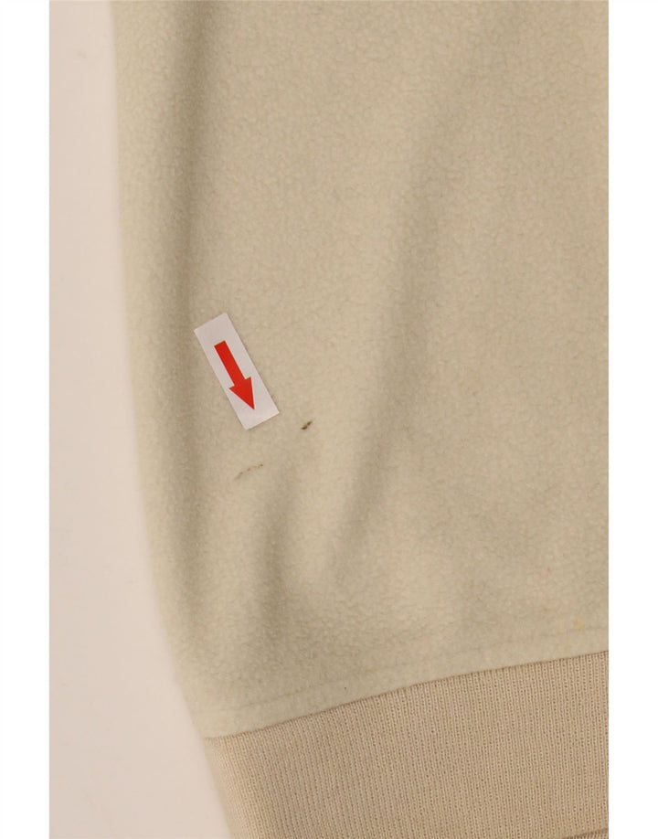 Silvy ανδρικό Polartec με φερμουάρ με λαιμόκοψη Fleece Jumper Medium Beige Fair Isle Polyester