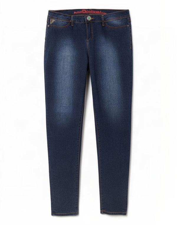 Desigual Γυναικείο Jegging Jegging W34 L32 Navy Blue Cotton