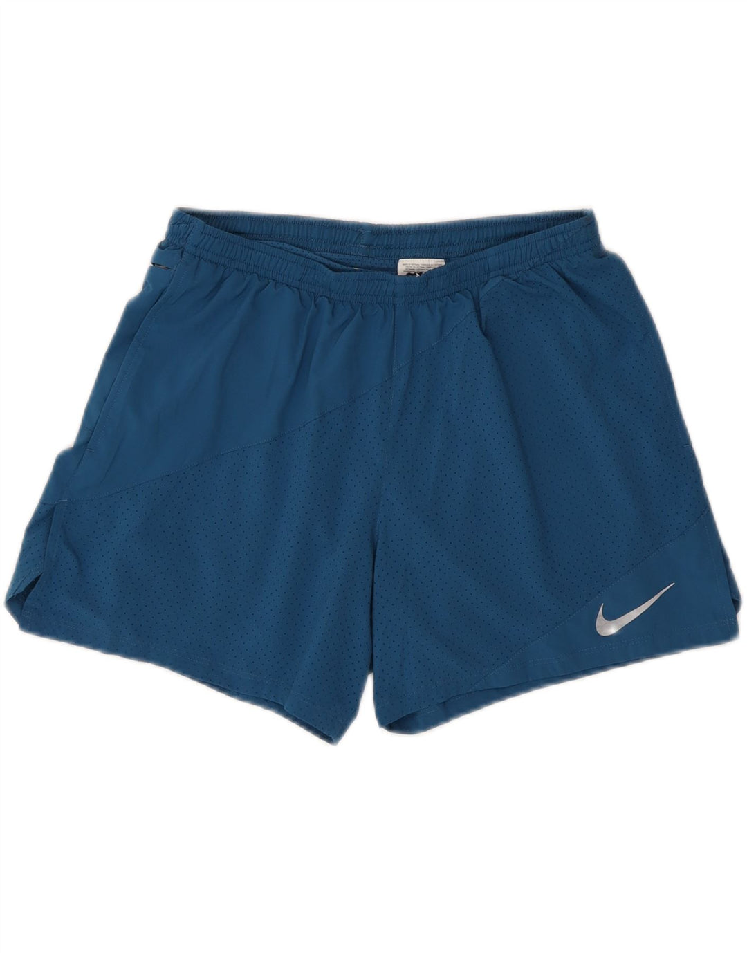 Ανδρικό αθλητικό σορτς Nike Dri Fit με μεγάλο μπλε πολυεστέρα