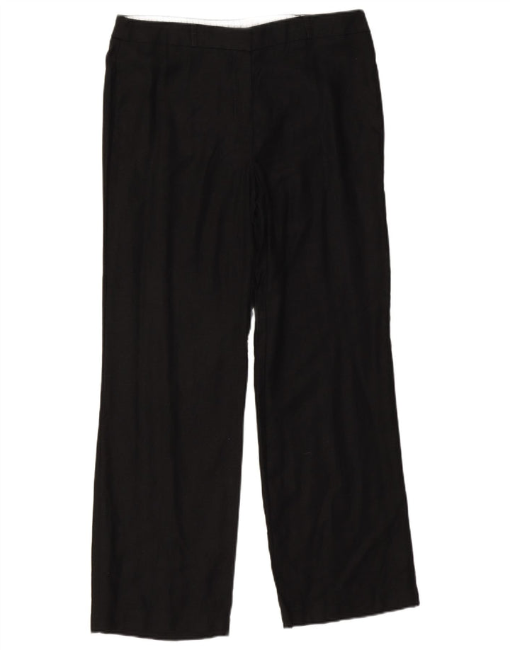Marks & Spencer Γυναικείο ίσιο παντελόνι UK 14 μεγάλο W32 L29 μαύρο