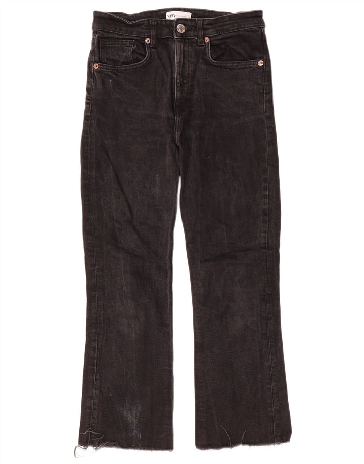 Zara Γυναικείο ίσιο τζιν EU 40 Medium W30 L26 Μαύρο