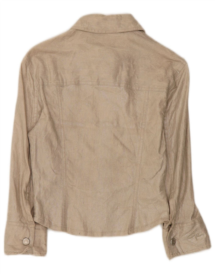 Jegains Mattiolo Γυναικείο Μπουφάν UK 12 Medium Beige Λινό