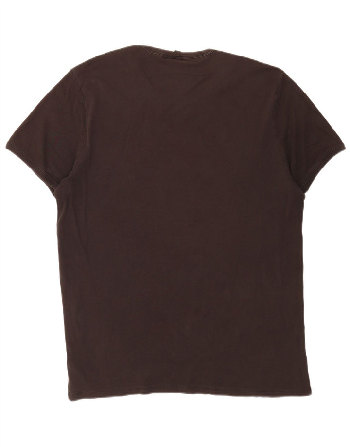 Ανδρικό T-Shirt G-Star Top XL καφέ βαμβακερό
