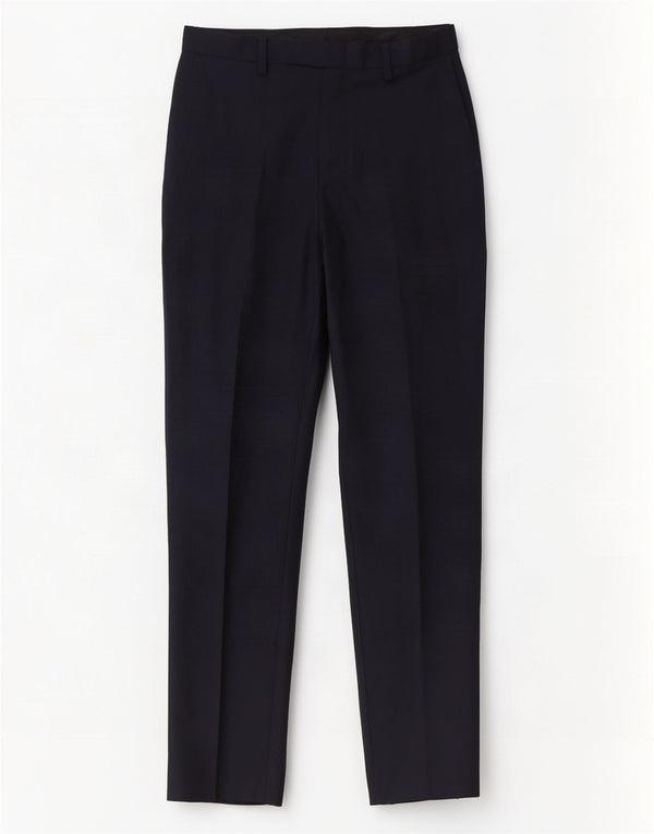 Marks & Spencer Ανδρικά Slim Fit Casual Παντελόνια W30 L31 Navy Blue Polyester