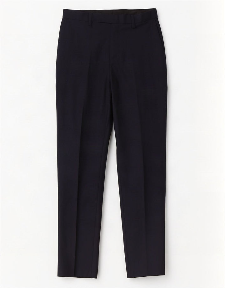 Marks & Spencer Ανδρικά Slim Fit Casual Παντελόνια W30 L31 Navy Blue Polyester