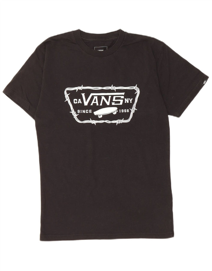 Γραφικό T-Shirt Ανδρικό VANS Classic Fit Top Μικρό μαύρο βαμβακερό
