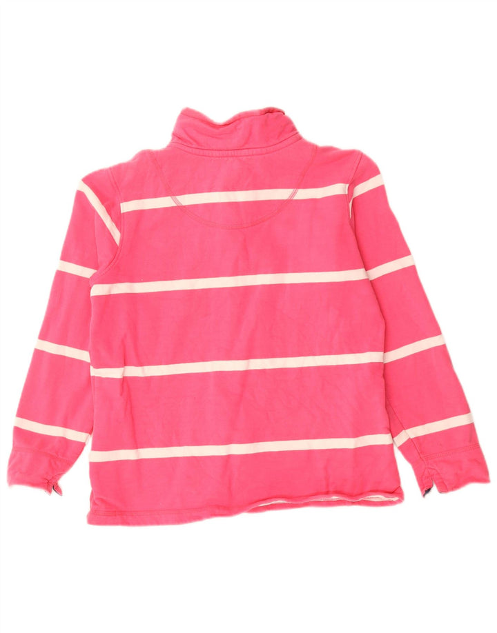 Crew Clothing Γυναικεία μπλούζα υπερμεγέθη Jumper UK 10 Small Pink ριγέ