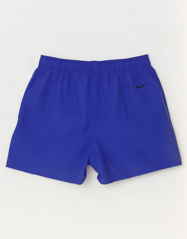 Ανδρικό γραφικό αθλητικό σορτς Nike μεγάλο μπλε πολυεστέρα