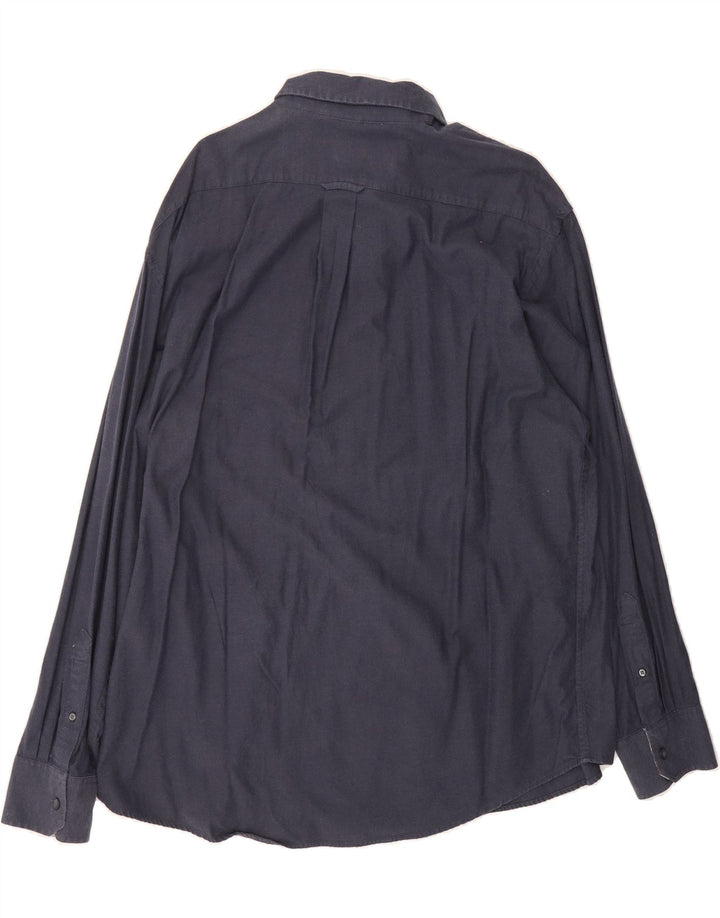 IZOD Mens Big & Tall Shirt 2XL Navy Blue Cotton Vintage Izod and Second-Hand Izod from Messina Hembry 